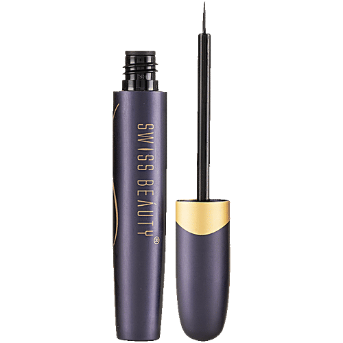 Swiss Beauty Hi-Tech Super Line Waterproof Eyeliner, 5.5 ml Black 
