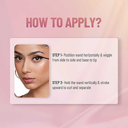 Swiss Beauty Bold Eyes Super Lash Waterproof Mascara, 7.5 ml Black 