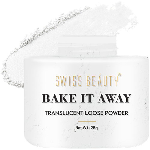 Swiss Beauty Bake It Away Translucent Loose Powder, 28 g Transparent