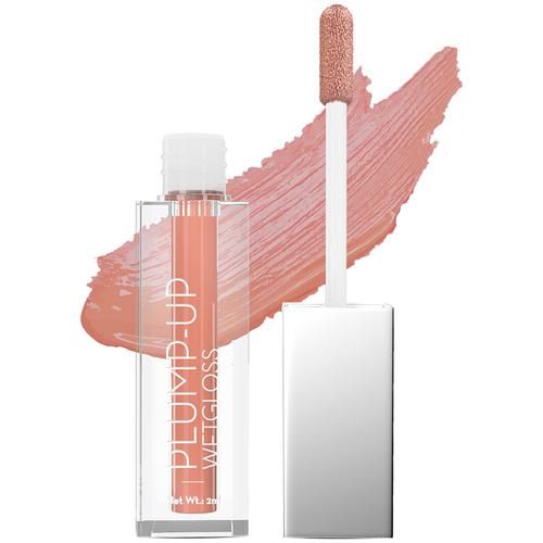 Swiss Beauty Plump Up Wet Lip Gloss For Glossy & Fuller Lips, 2 ml 3 Kinde Naked Vegan, Cruelty Free, Alcohol Free