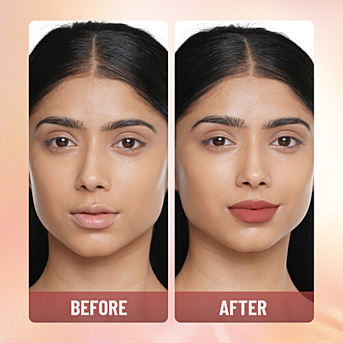 Swiss Beauty Matte Cat Lip Crayon, 1.5 g Flattering Peach Transfer Proof Lightweight, Enriched With Jojoba & Vitamin E