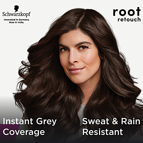 Schwarzkopf Root Retouch Temporary Root Cover Spray, 120 ml Dark Brown Instant Grey Coverage