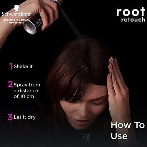 Schwarzkopf Root Retouch Temporary Root Cover Spray - Instant Grey Coverage, 120 ml Dark Blonde