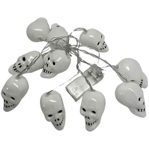 Kostume Halloween Decoration Ghost Skull Shaped LED Lights, 1 pc