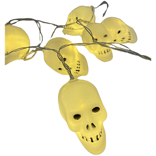 Kostume Halloween Decoration Ghost Skull Shaped LED Lights, 1 pc