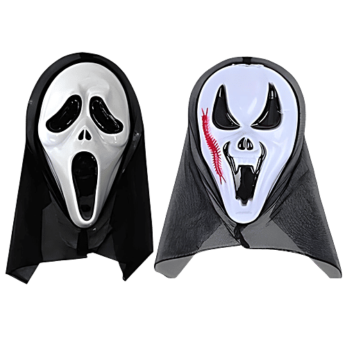 Party Propz Halloween Scream Mask - For Kids, Assorted, 1 pc  