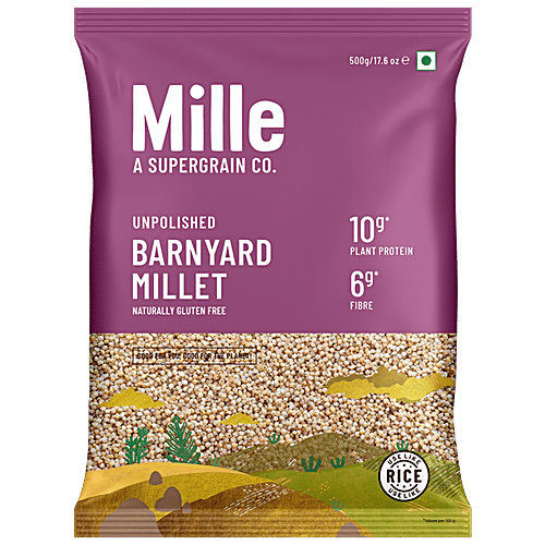 Buy Mille Barnyard Millet Unpolished Online at Best Price of Rs 200.9