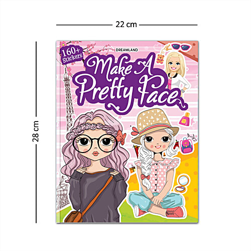 Dreamland Make A Pretty Face Nail Art & Hair Style Books, 2 pcs Kids Books