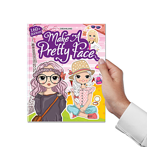 Dreamland Make A Pretty Face Nail Art & Hair Style Books, 2 pcs Kids Books