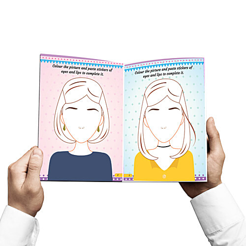 Dreamland Make A Pretty Face Nail Art & Hair Style Books, 2 pcs Kids Books