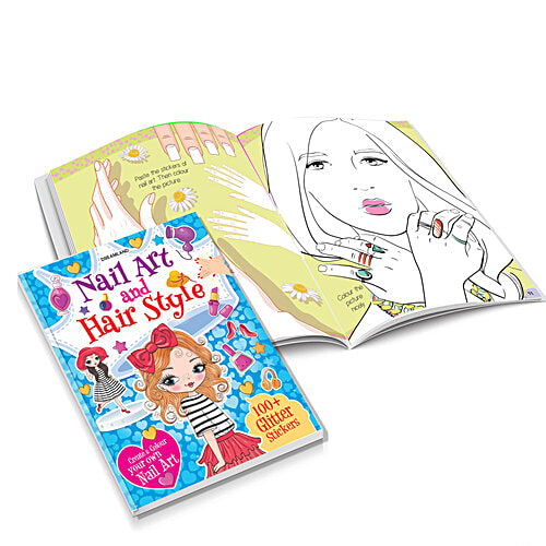 Dreamland Make A Pretty Face Nail Art & Hair Style Books, 2 pcs Kids Books