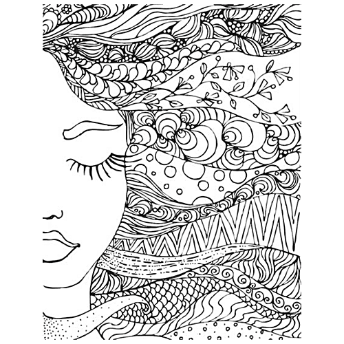 Dreamland Fashion Adult Colouring Book For Peace & Relaxation, 1 pc  For Peace & Relaxation