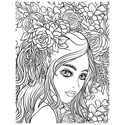 Dreamland Fashion Adult Colouring Book For Peace & Relaxation, 1 pc  For Peace & Relaxation