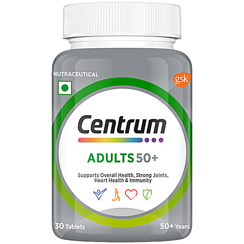 Buy Centrum Adults 50+ With Calcium, Vitamin D & 22 Vital Nutrients For Overall Health, Strong