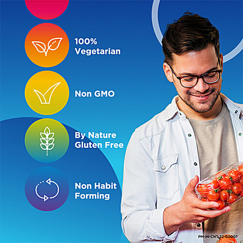 Centrum Men With Grape Seed Extract, Vitamin C & 22  Vital Nutrients For Overall Health, Strong Muscles & Immunity, 50 pcs  World's No.1 Multivitamin