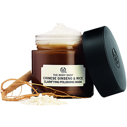 The Body Shop Chinese Ginseng & Rice Clarifying Polishing Mask, 75 ml
