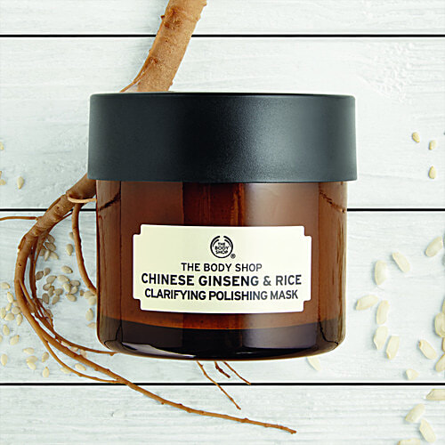 The Body Shop Chinese Ginseng & Rice Clarifying Polishing Mask, 75 ml