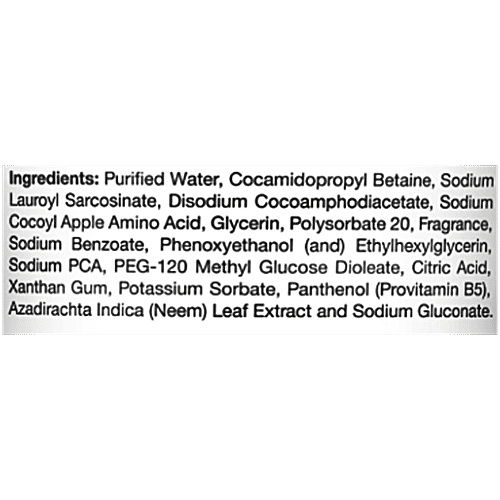 Wow Skin Science Neem Face Wash - Purifies Skin, Unclogs Pores, Fights Acne, Calms Skin, 100 ml  