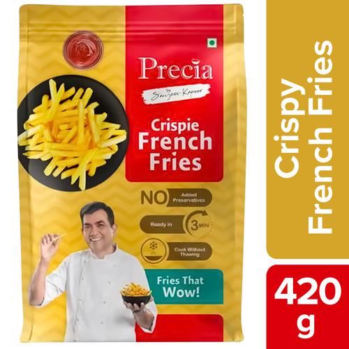 Precia Crispie French Fries, 420 g Pouch 