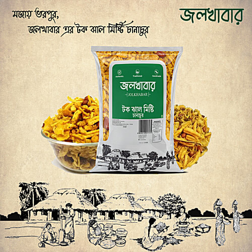 Jolkhabar Tok Jhal Misti Chanachu, 350 g Pouch 