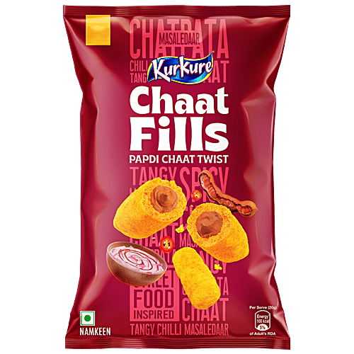 Kurkure Chaat Fills - Papdi Chaat Twist, 40 g  