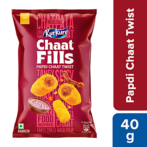 Kurkure Chaat Fills - Papdi Chaat Twist, 40 g  