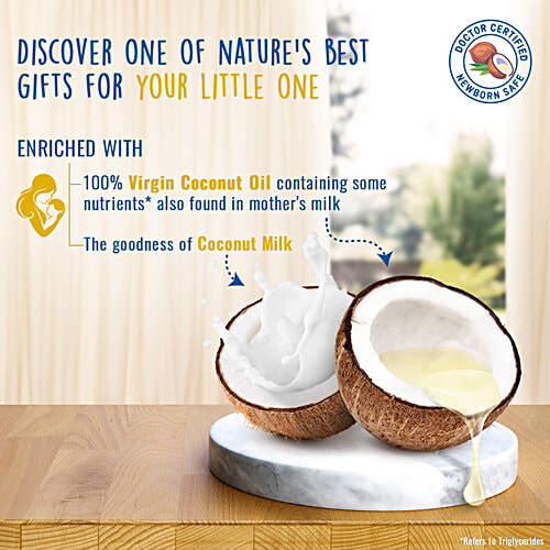 Parachute Advansed Baby Lotion For New Born Babies - Doctor Certified, Virgin Coconut Oil & Coconut Milk, Ph 5.5, 410 ml  Moisturises For 24 Hours, Protects From Redness & Rashes