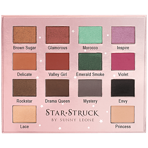 Star-Struck by Sunny Leone The Original Glam Eye Shadow Palette, 24.5 g  