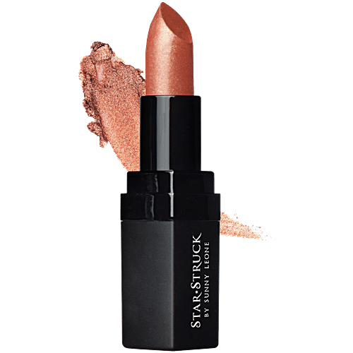 Star-Struck by Sunny Leone Intense Matte Lipstick, 4.2 g Bronze Beauty Richly Pigmented, Smooth & creamy application, High colour pay off