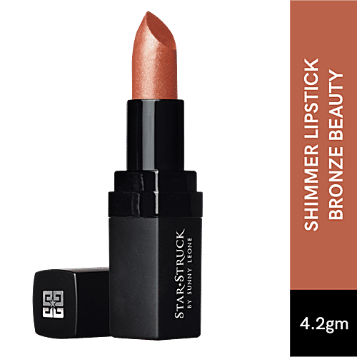 Star-Struck by Sunny Leone Intense Matte Lipstick, 4.2 g Bronze Beauty Richly Pigmented, Smooth & creamy application, High colour pay off
