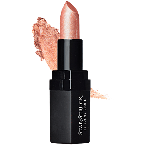 Star-Struck by Sunny Leone Intense Matte Lipstick, 4.2 g Champagne Sparkle Richly Pigmented, Smooth & creamy application, High colour pay off