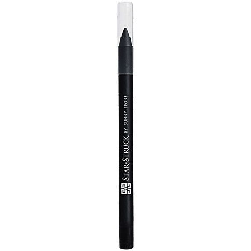Star-Struck by Sunny Leone Kohl Eye Liner Pencil, 1.2 g Black Intense Colour Payoff, Water Resistant, Smudge Proog