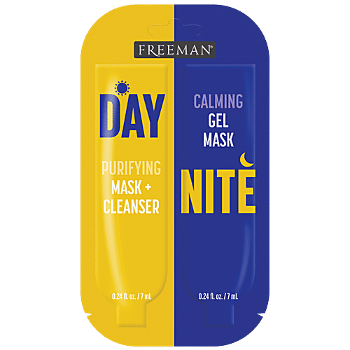 Buy FREEMAN Day Purifying Mask + Cleanser & Nite Calming Gel Mask