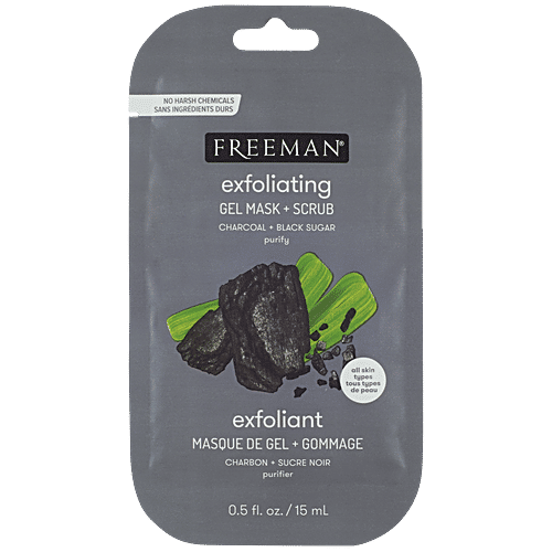Buy FREEMAN Exfoliating Gel Mask + Scrub Charcoal & Black Sugar