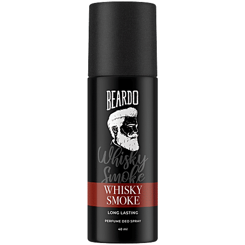 Beardo Whisky Smoke Perfume Deo Spray - For Men, 40 ml  Strong Perfume