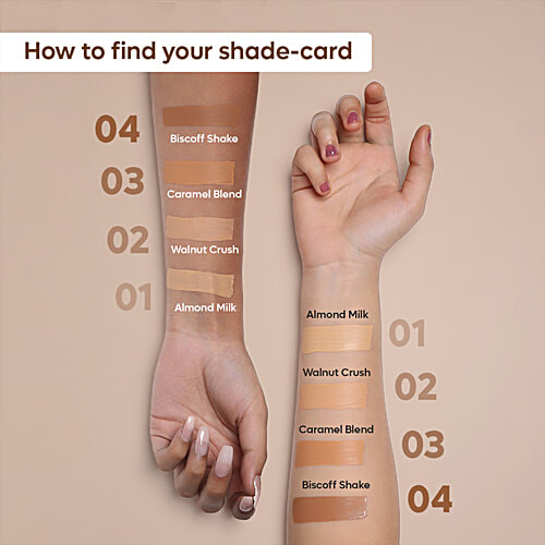 mCaffeine Eyes On You Serum Concealer, 5 ml Almond Milk SPF 15 PA++++, Suits All Skin Types, 100% Vegan, Paraben and Silicone Free