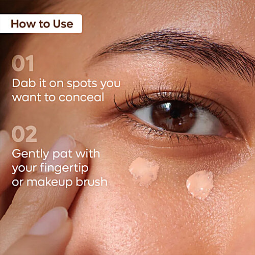 mCaffeine Eyes On You Serum Concealer, 5 ml Almond Milk SPF 15 PA++++, Suits All Skin Types, 100% Vegan, Paraben and Silicone Free