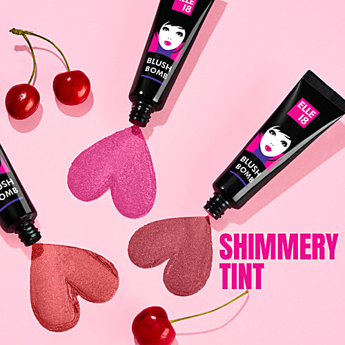 Elle 18 Blush Bomb, 9 ml 03 Red Shimmery Tint, Light Weight