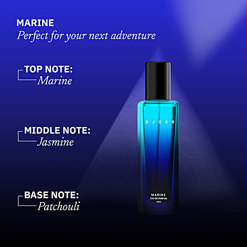 Djokr Marine Perfume For Men - Eau De Parfum, Premium Luxury Long Lasting Fragrance Spray, 20 ml  