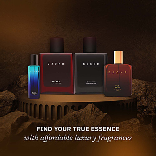 Djokr Oud Wood Perfume For Men - Eau De Parfum, Premium Luxury Long Lasting Fragrance Spray, 50 ml