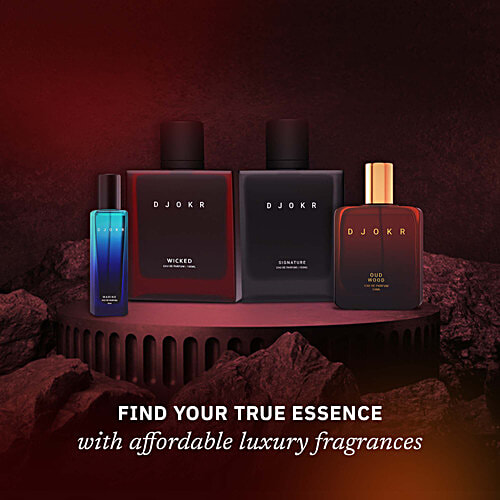 Djokr Wicked Perfume For Men - Eau De Parfum, Premium Luxury Long Lasting Fragrance Spray, 100 ml  