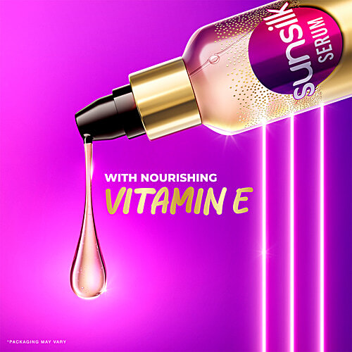 Sunsilk Super Shine Hair Serum, 100 ml  48h Frizz Control, Non Sticky Nourishment, With Vitamin E