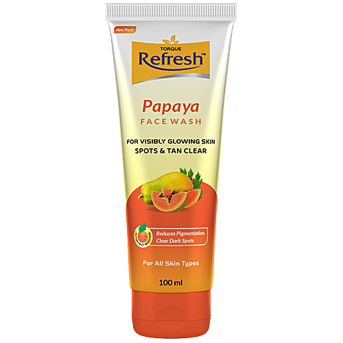 Torque Refresh Papaya Face Wash, 100 ml  