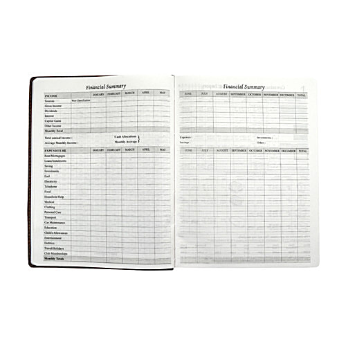 Gravity New Year Diary 2024 - Sunday Separate, Foam Diary, Tan Colour, Model 848, 1 pc