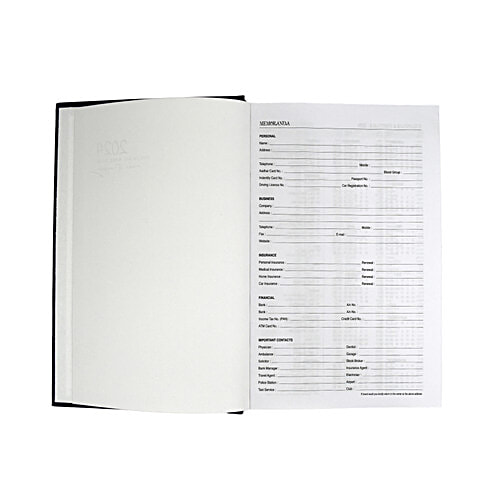 Gravity New Year Diary 2024 - Chief Sized, Hardbound, Model ADW-561 PP-04 - 1Dt, 1 pc  