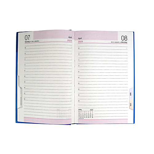 Gravity New Year Diary 2024 - Chief Sized, Hardbound, Model GBL-40 - 1Dt, M/c, S/s, 1 pc