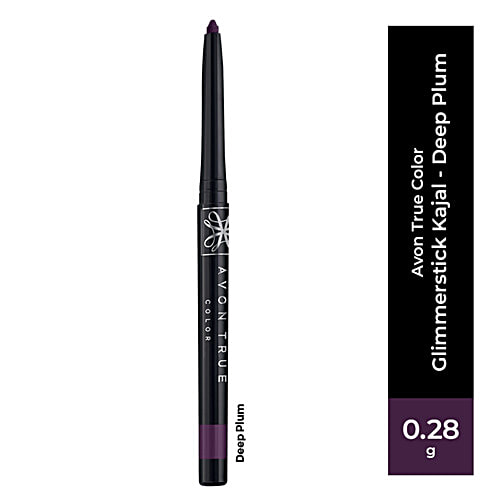 Avon True Color Glimmerstick Kajal, 0.28 g Deep Plum 