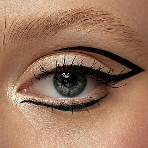 Lamel Crush Look Eyeliner, 2 ml 401 Black With Castor Oil, Waterproof, Dries Quickly