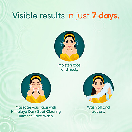 Himalaya Dark Spot Clearing Turmeric Face Wash, 100 ml  