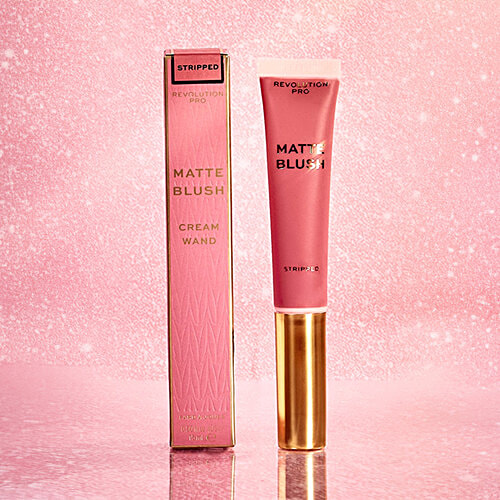 Makeup Revolution Pro Iconic Matte Cream Blush Wand, 15 ml Stripped Pink 